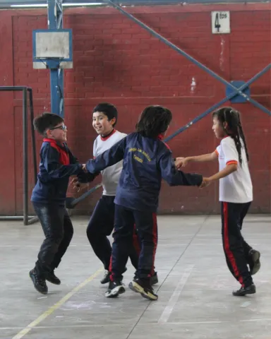 Sana convivencia escolar destaca en recreo entretenido