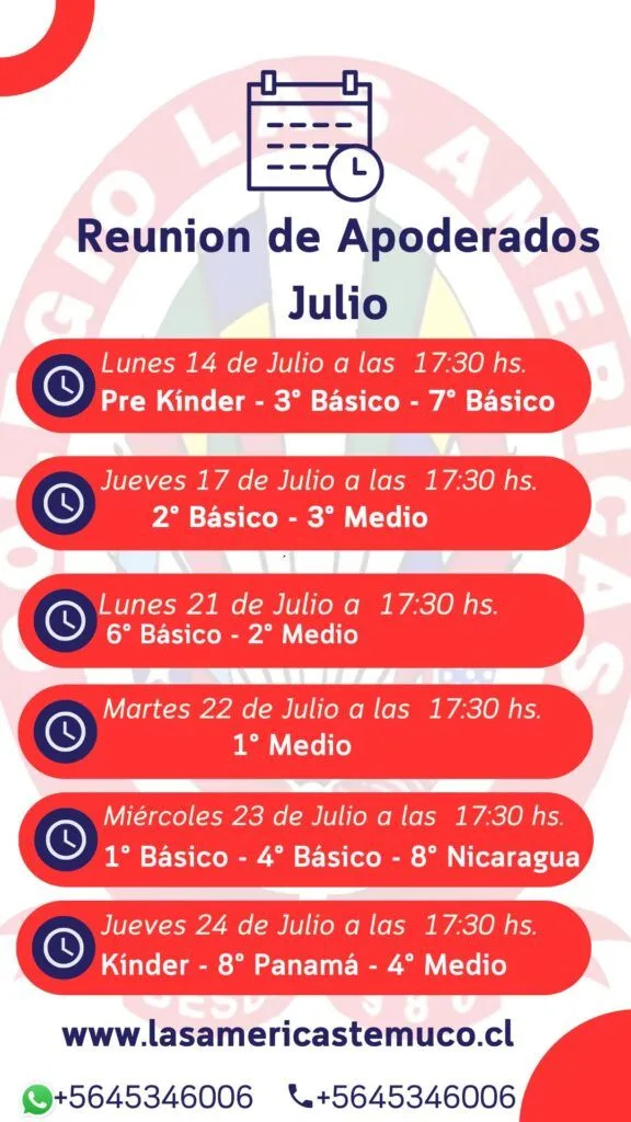 reunion julio