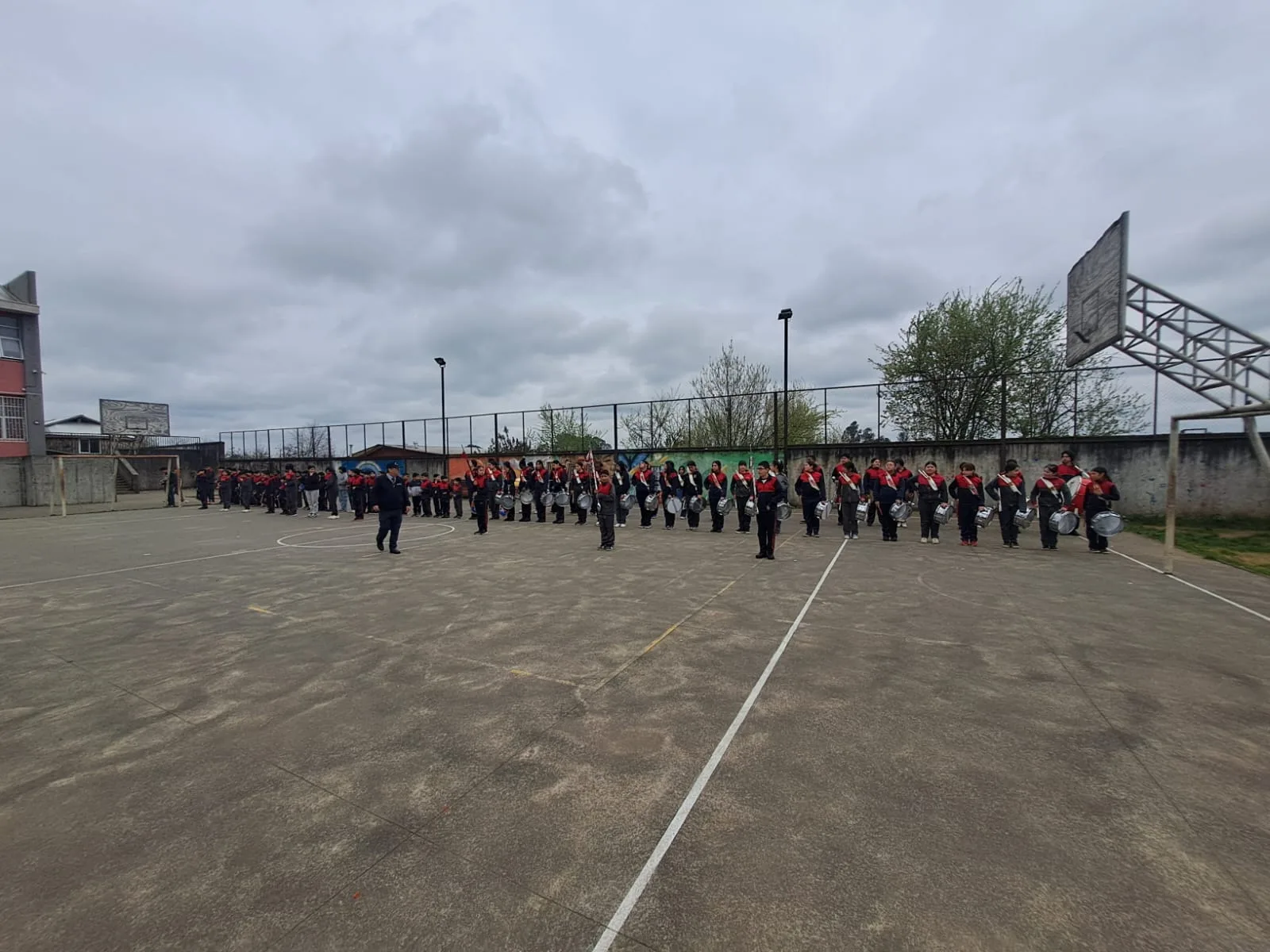 Banda de Guerra del Colegio Las Américas de Temuco Fortalece Lazos en Encuentro Artístico
