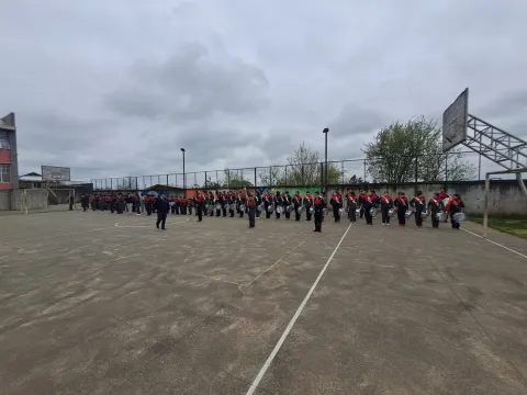 Banda de Guerra del Colegio Las Américas de Temuco Fortalece Lazos en Encuentro Artístico