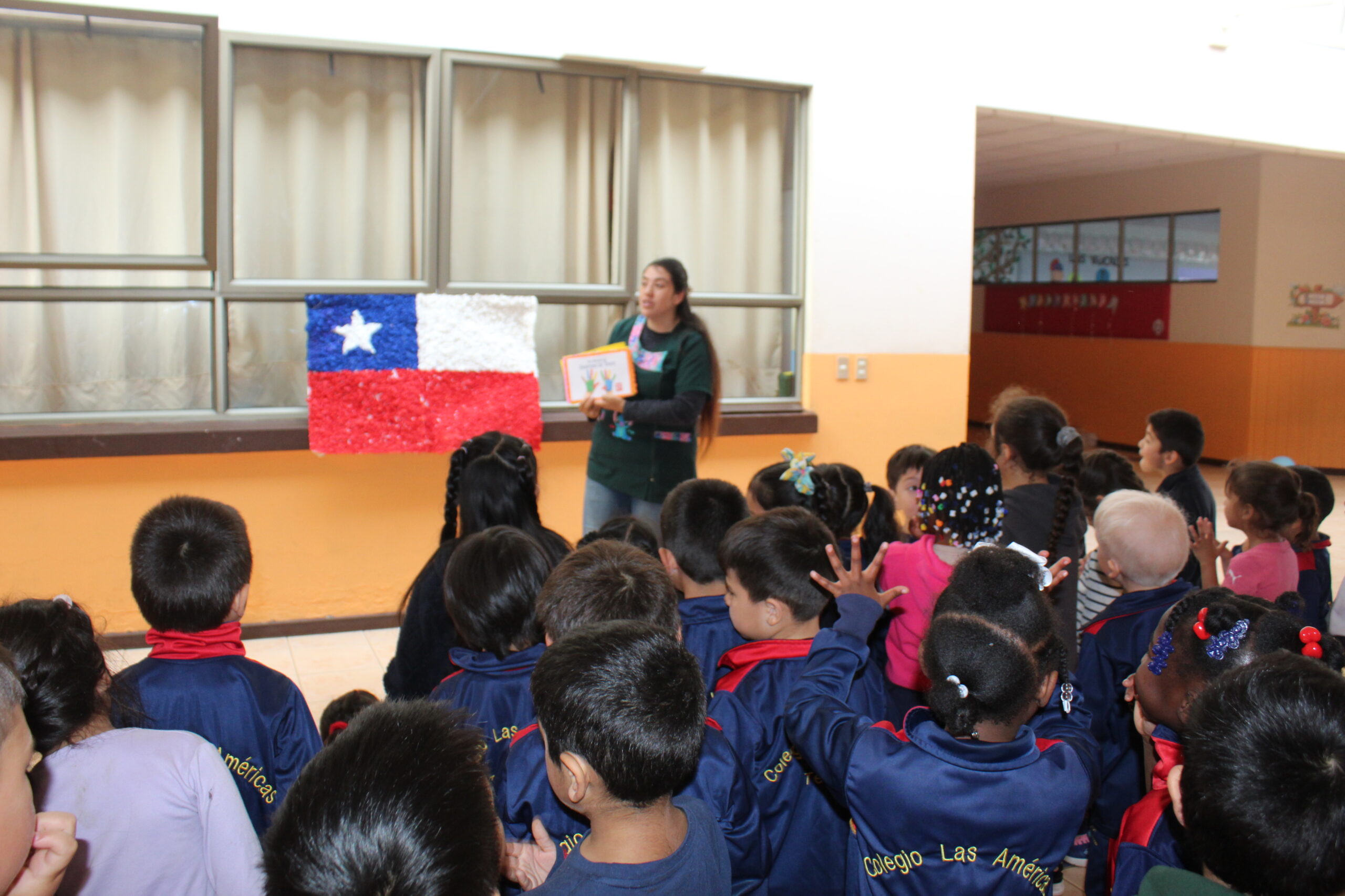 Primer Acto Cívico del Año en Nivel de Pre básica