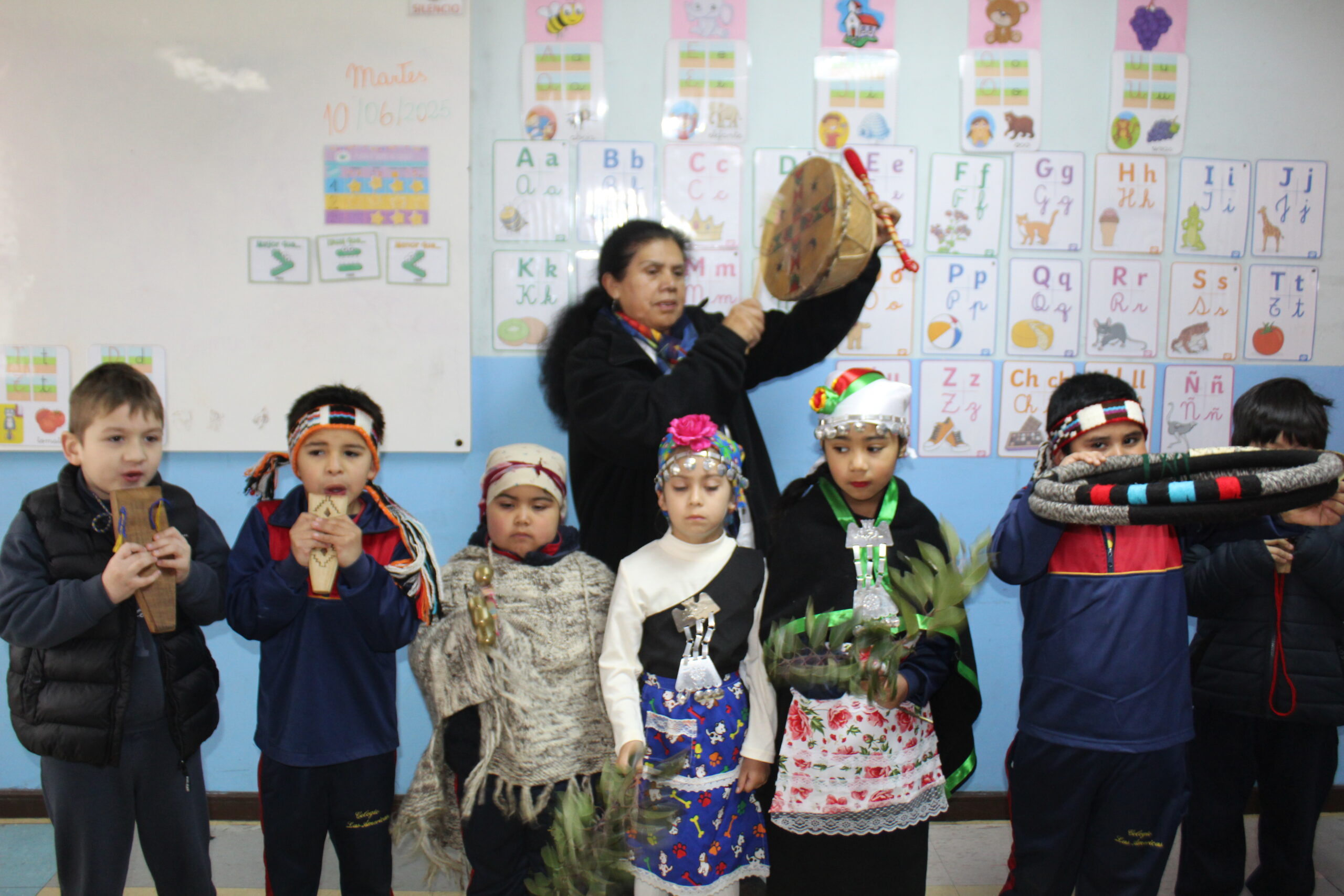 Celebración We Tripantu 1° básico – Colegio Las Américas