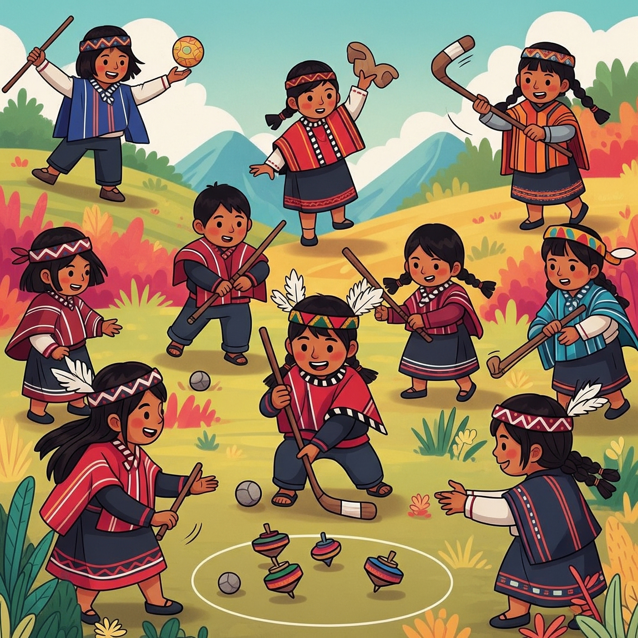 Rescatando Juego Mapuches