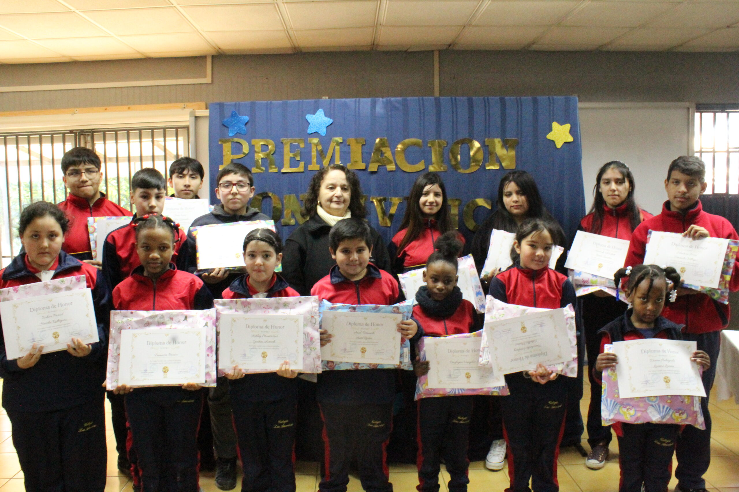 Premiación de Convivencia Escolar: Las Américas